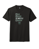 Long Branch Wrestling Eat Sleep Wrestle - Tri-Blend Shirt