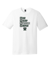 Long Branch Wrestling Eat Sleep Wrestle - Tri-Blend Shirt