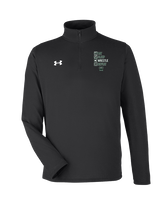 Long Branch Wrestling Eat Sleep Wrestle - Under Armour Mens Tech Quarter Zip