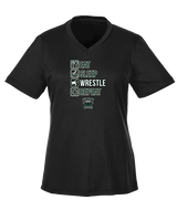 Long Branch Wrestling Eat Sleep Wrestle - Womens Performance Shirt