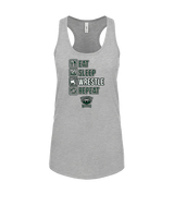 Long Branch Wrestling Eat Sleep Wrestle - Womens Tank Top