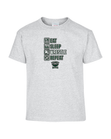 Long Branch Wrestling Eat Sleep Wrestle - Youth Shirt