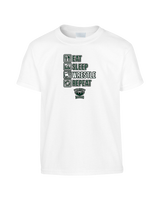Long Branch Wrestling Eat Sleep Wrestle - Youth Shirt