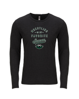 Long Branch Wrestling Favorite Season - Tri-Blend Long Sleeve