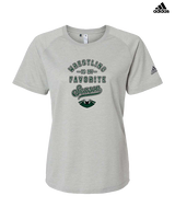 Long Branch Wrestling Favorite Season - Womens Adidas Performance Shirt