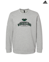 Long Branch Wrestling Leave It - Mens Adidas Crewneck