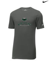 Long Branch Wrestling Leave It - Mens Nike Cotton Poly Tee