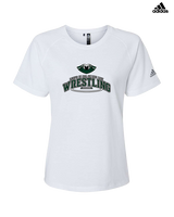 Long Branch Wrestling Leave It - Womens Adidas Performance Shirt