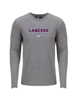 Loyalsock HS Football Border - Tri-Blend Long Sleeve