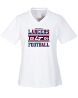Loyalsock HS Football Stamp - Womens Performance Shirt