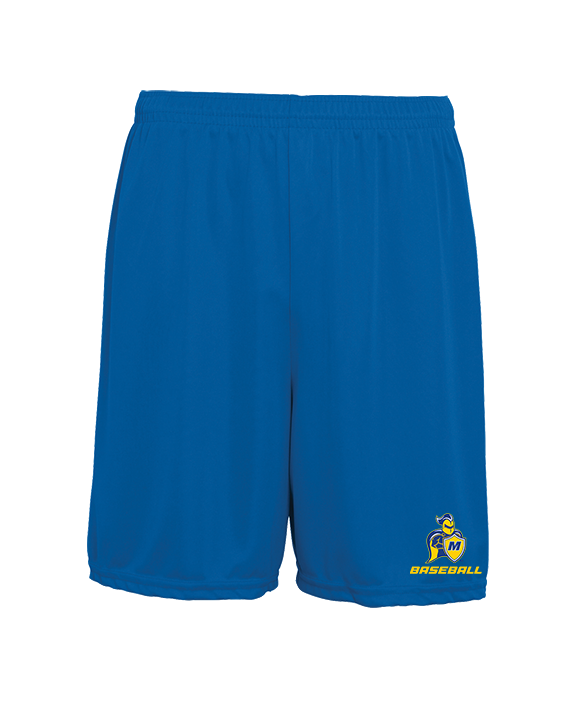 Madonna University Baseball - Mens 7inch Training Shorts