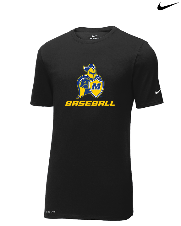 Madonna University Baseball - Mens Nike Cotton Poly Tee