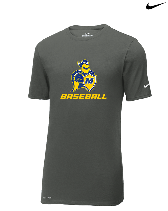 Madonna University Baseball - Mens Nike Cotton Poly Tee