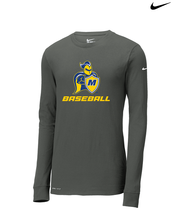 Madonna University Baseball - Mens Nike Longsleeve