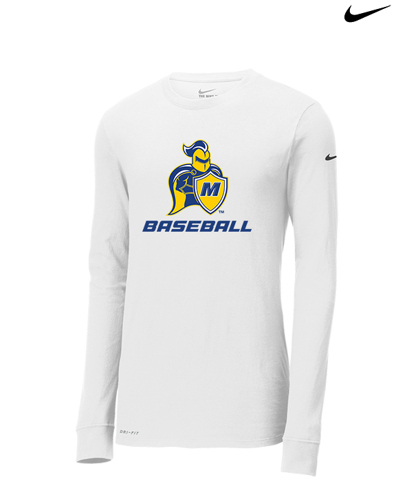 Madonna University Baseball - Mens Nike Longsleeve
