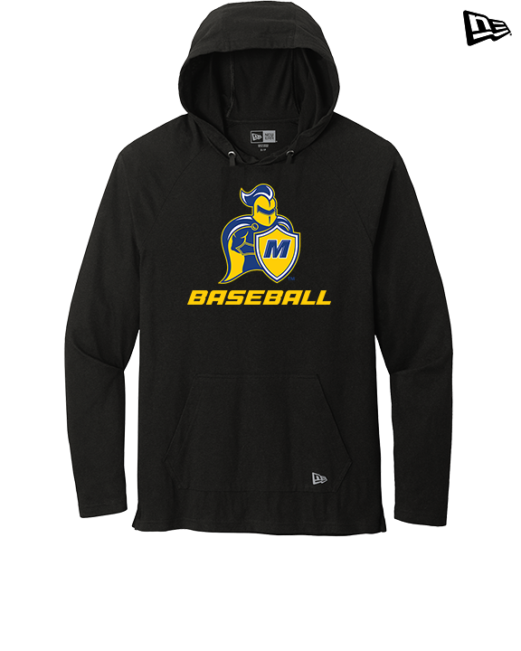 Madonna University Baseball - New Era Tri-Blend Hoodie