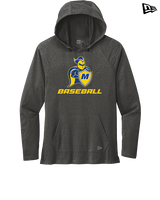 Madonna University Baseball - New Era Tri-Blend Hoodie