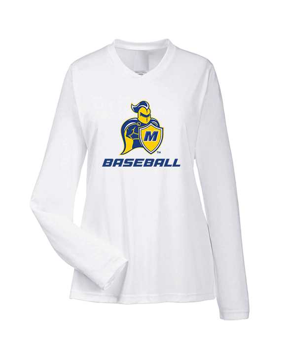 Madonna University Baseball - Womens Performance Longsleeve