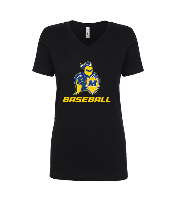Madonna University Baseball - Womens Vneck