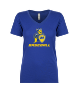 Madonna University Baseball - Womens Vneck