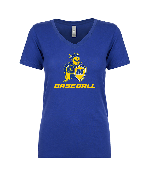 Madonna University Baseball - Womens Vneck