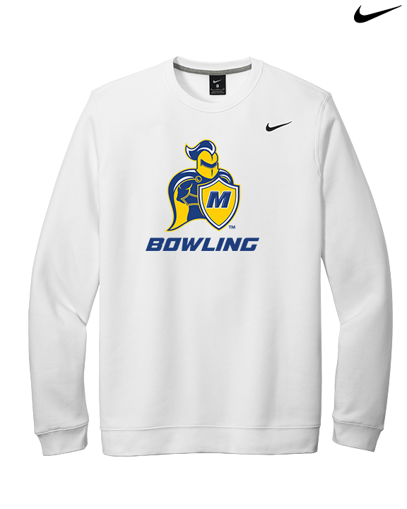 Madonna University Bowling - Mens Nike Crewneck
