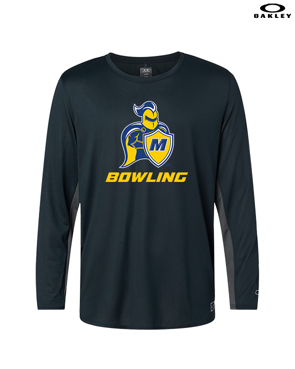 Madonna University Bowling - Mens Oakley Longsleeve