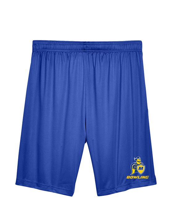 Madonna University Bowling - Mens Training Shorts with Pockets