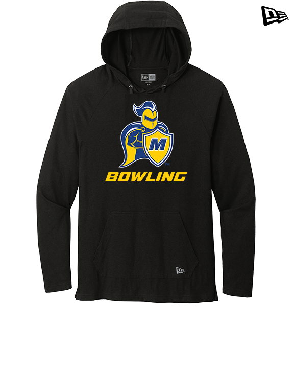 Madonna University Bowling - New Era Tri-Blend Hoodie