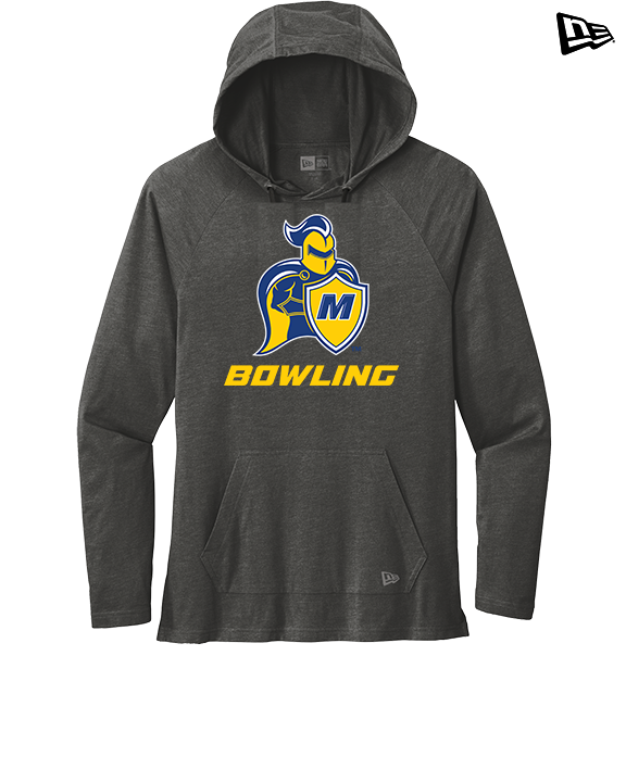 Madonna University Bowling - New Era Tri-Blend Hoodie