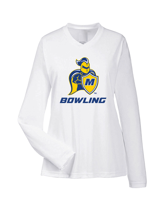 Madonna University Bowling - Womens Performance Longsleeve