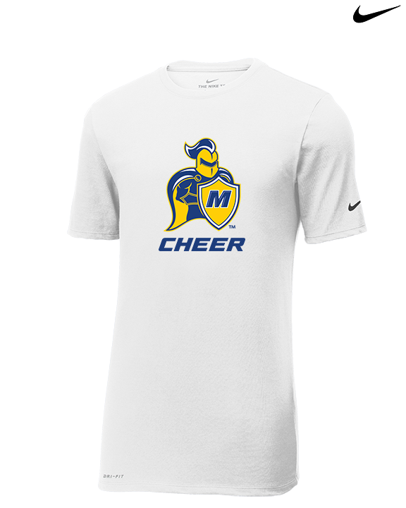 Madonna University Cheer - Mens Nike Cotton Poly Tee