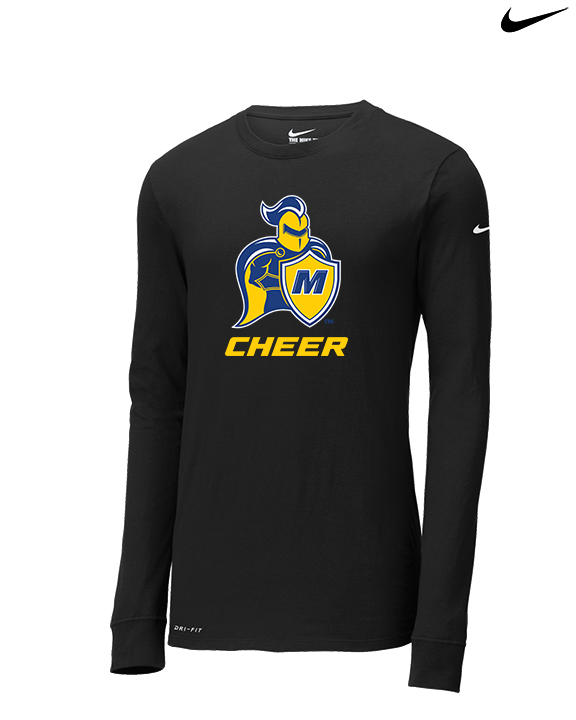 Madonna University Cheer - Mens Nike Longsleeve