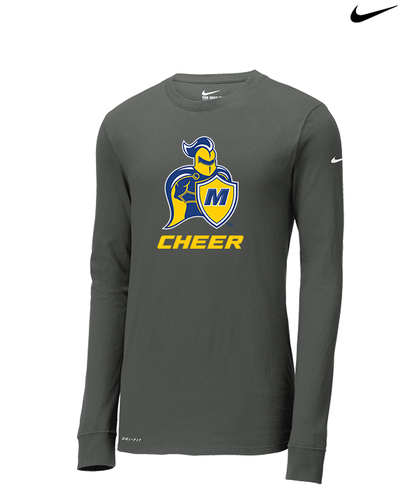 Madonna University Cheer - Mens Nike Longsleeve