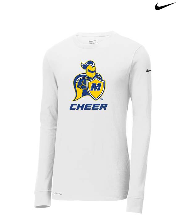 Madonna University Cheer - Mens Nike Longsleeve