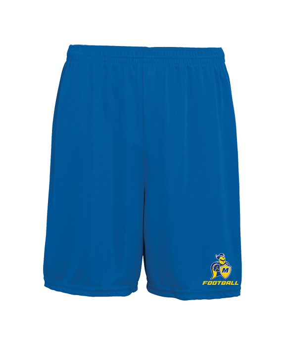 Madonna University Football - Mens 7inch Training Shorts