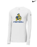 Madonna University Football - Mens Nike Longsleeve