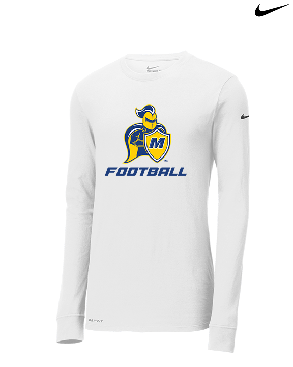 Madonna University Football - Mens Nike Longsleeve