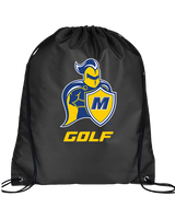 Madonna University Golf - Drawstring Bag