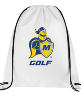 Madonna University Golf - Drawstring Bag