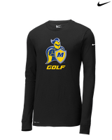 Madonna University Golf - Mens Nike Longsleeve