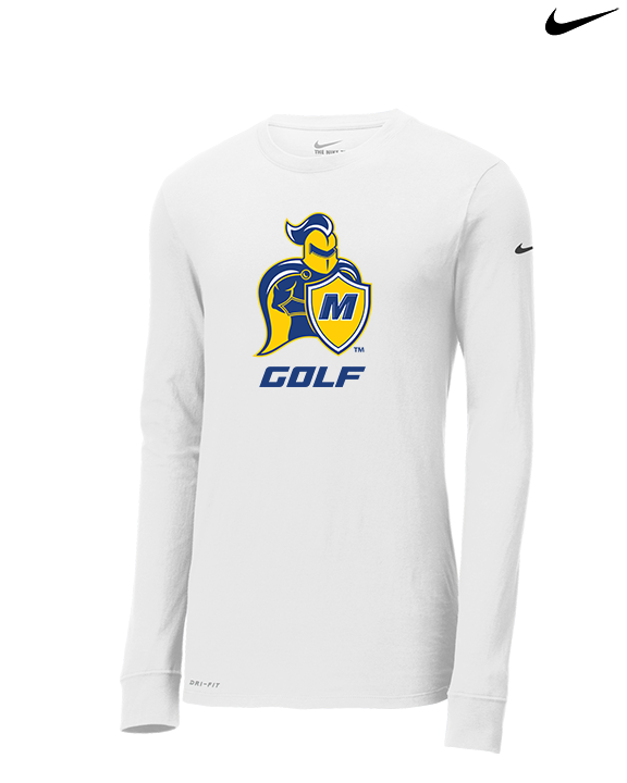 Madonna University Golf - Mens Nike Longsleeve