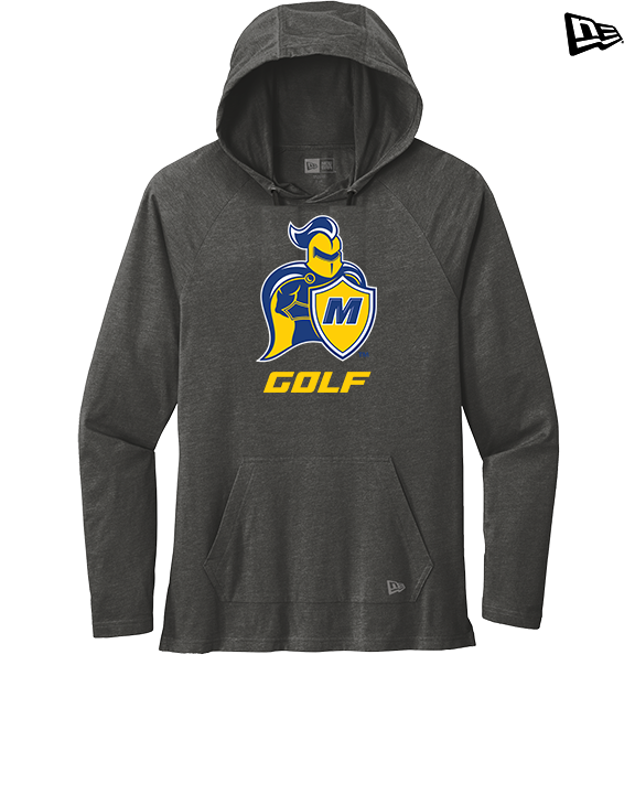 Madonna University Golf - New Era Tri-Blend Hoodie