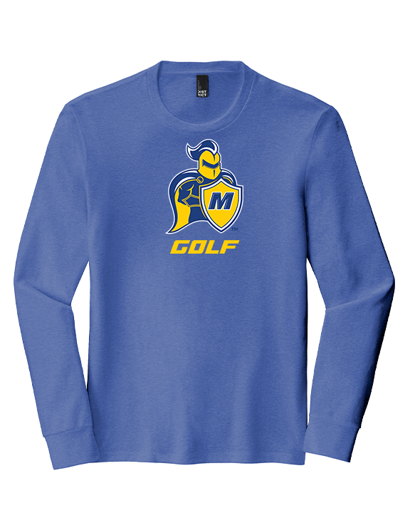 Madonna University Golf - Tri-Blend Long Sleeve