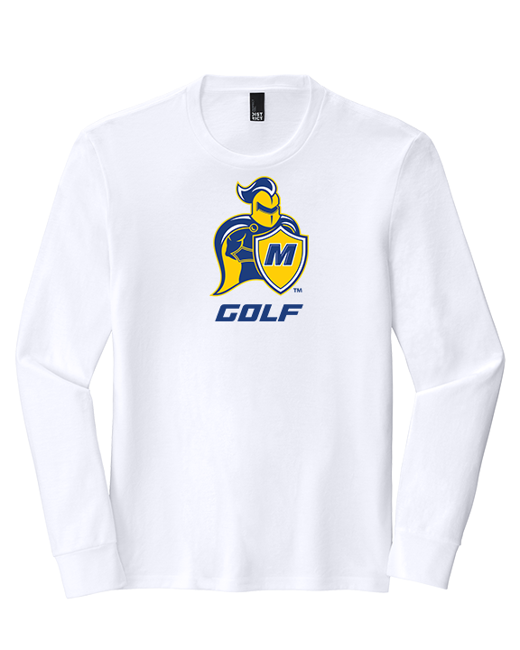 Madonna University Golf - Tri-Blend Long Sleeve