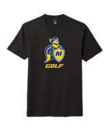 Madonna University Golf - Tri-Blend Shirt