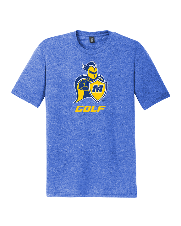 Madonna University Golf - Tri-Blend Shirt