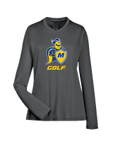 Madonna University Golf - Womens Performance Longsleeve