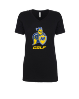 Madonna University Golf - Womens Vneck
