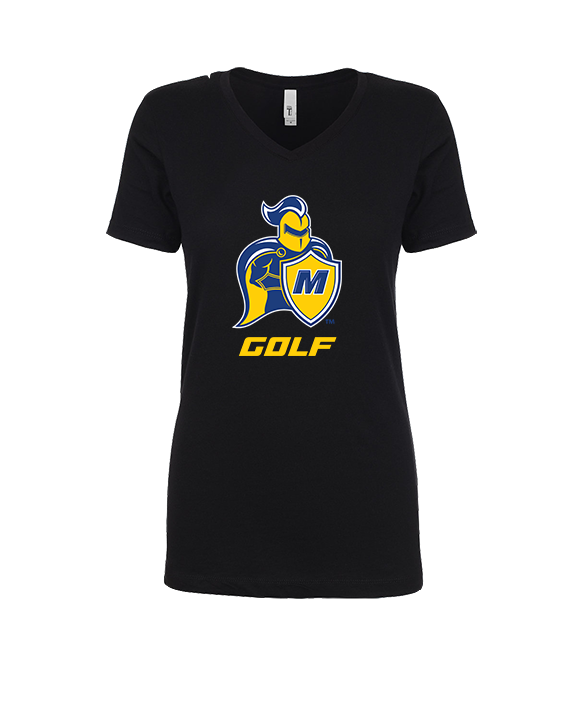 Madonna University Golf - Womens Vneck